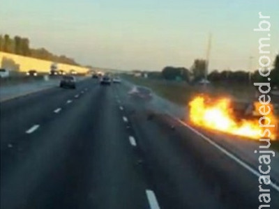 Picape explode ao ser atingida por carro guiado por embriagada
