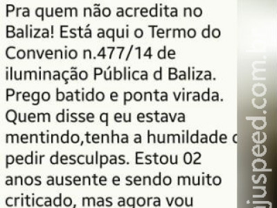 Prefeito admite no WhatsApp estar há dois anos ausente de cidade 