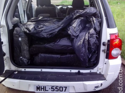 PRE apreende 150 kg de maconha; um casal foi preso