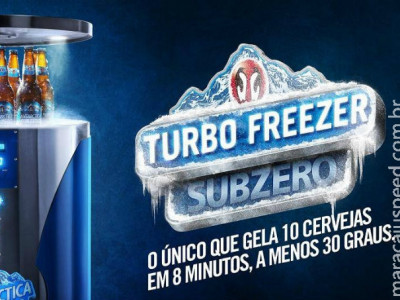 Antarctica cria Freezer turbo que gela 10 cervejas em 8 minutos