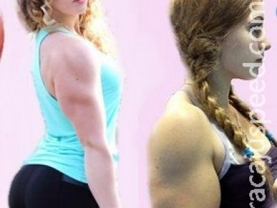 Russa faz sucesso com uma combinação de Barbie e Hulk