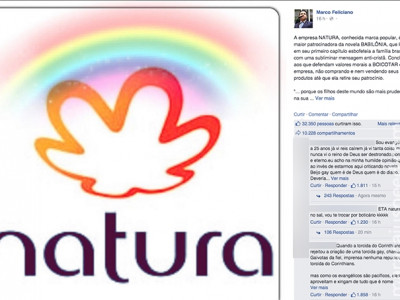 Marco Feliciano pede boicote à Natura; empresa responde