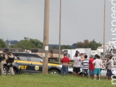 Paralisação dos caminhoneiros chega a MS e atinge dois pontos na Capital