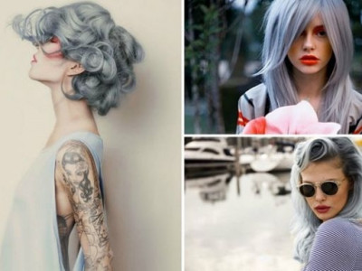 Cabelo cinza se torna nova tendência entre as mulheres