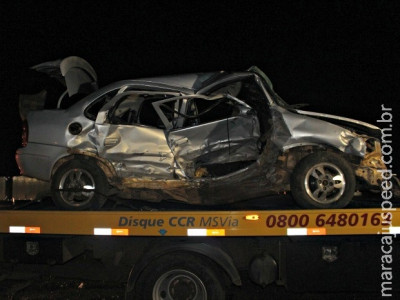 Motorista ferido em acidente na BR-163 em MS morre no hospital