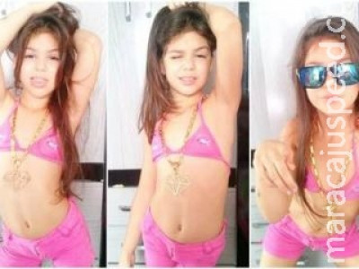 MC Melody, de 8 anos, causa polêmica e pai defende 