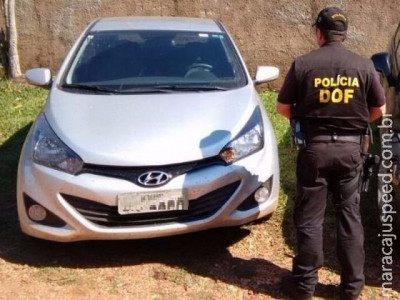 DOF recupera veículo roubado em Campo Grande na BR 060