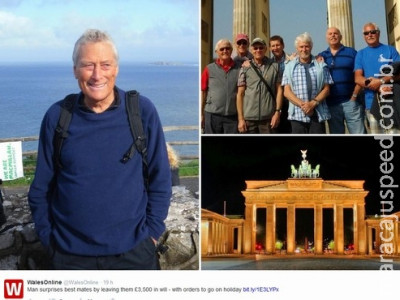 Grupo curte viagem com dinheiro deixado para eles por amigo morto