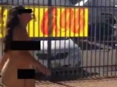 Vídeo: jovem é filmada andando nua em avenida de Campo Grande