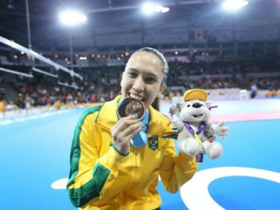 Brasileira conquista bronze no taekwondo no Pan de Toronto