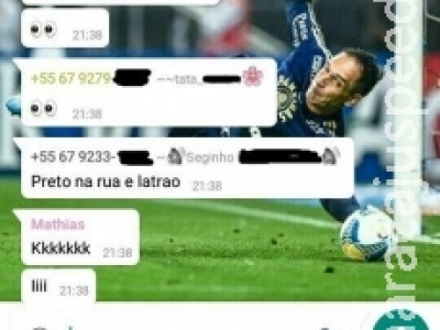 Jovem denuncia caso de racismo em grupo de Whatsapp