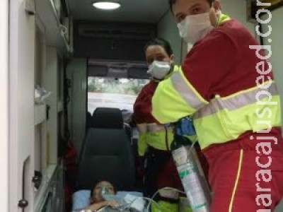 Bebê nasce em viatura de resgate em Dourados