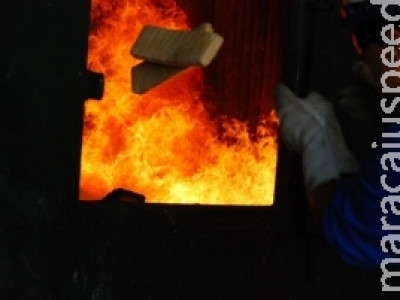 Polícia Civil incinera mais de duas toneladas de drogas