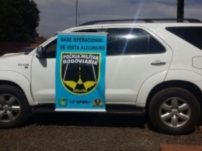 Polícia Militar Rodoviária apreende Hilux clonada na MS-164