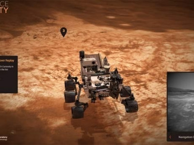 Nasa lança site que permite navegar robô Curiosity em mapa 3D de Marte