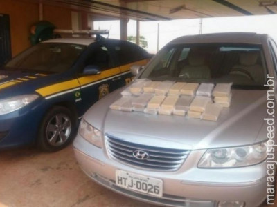 Vídeo: motorista é preso transportando 36 quilos de cocaína na BR-463