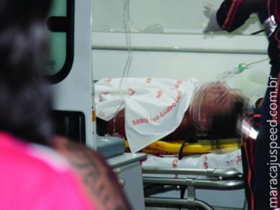 Ferido com três tiros em confronto com policial está na UTI