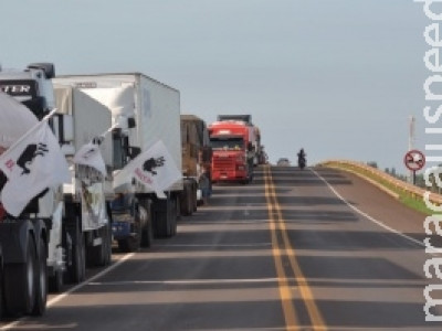 Caminhoneiros de MS ainda se articulam para aderir à greve nacional