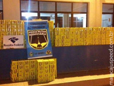 Polícia apreende carregamento com 4.485 latinhas de cerveja