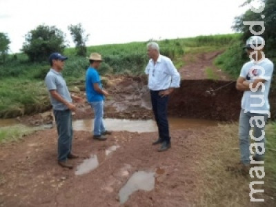 Chuvas destróem a 9ª ponte na cidade de Caarapó