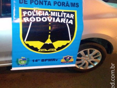 PRE BOP Ponta Porã recupera veículo furtado, na MS-386