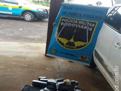 PRE BOP Ponta Porã apreende 40 kg de crack na MS-164