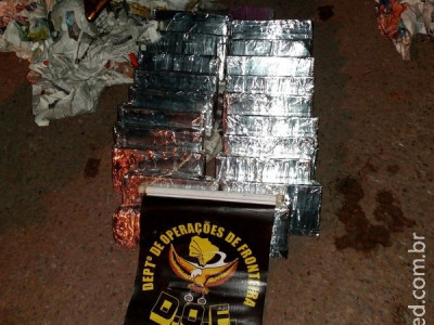 DOF apreende 23,400 Kg de Cocaína em Corumbá