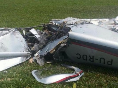 Advogada e engenheiro de MS morrem em queda de avião no Paraná