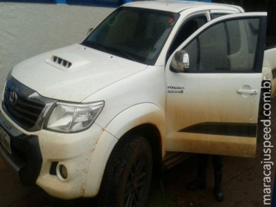 Polícia Militar de Maracaju recupera caminhonete de advogado tomada em roubo