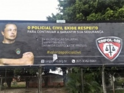Campanha em MS coloca bilionário como policial e vira piada no Facebook