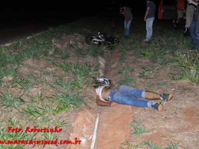 Maracaju: Condutor morre após perder controle de motocicleta na BR-267