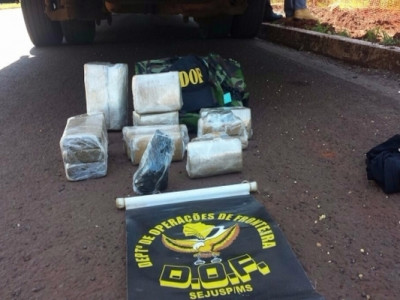 Operação "Urubu" apreende drogas e produtos do Paraguai