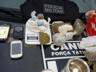 Preso casal que negociava drogas e pontos via whatsapp