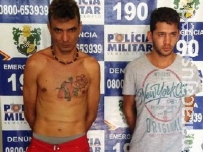 Dois são presos suspeitos de participar de assalto a casa lotérica