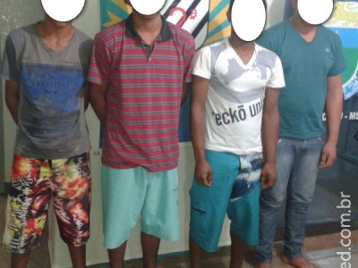 Polícia Militar de Maracaju cumpre Mandado de Prisão e apreende adolescentes com drogas