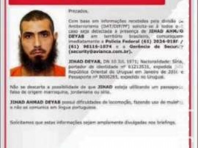  Avianca divulga alerta sobre suposta fuga de terrorista para o Brasil 