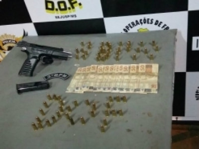 Cuiabano ameaçado por facção compra arma e vai preso