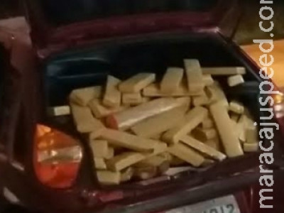 PRF apreende 149 quilos de maconha em carro de SP