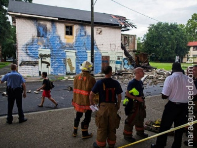 Forte tempestade atinge New Orleans