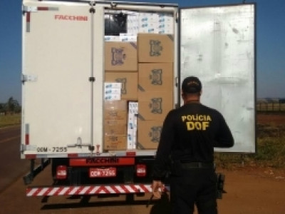 DOF apreende carga de contrabando avaliada em R$ 150 mil
