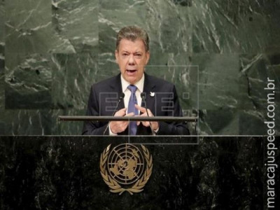 " A guerra na Colômbia terminou ", diz Santos na ONU