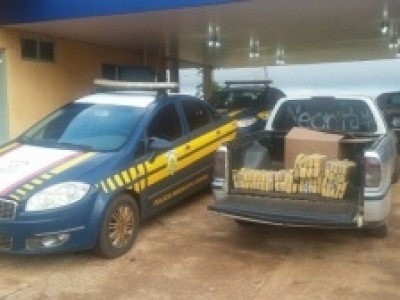 Paraibano é preso na fronteira com Saveiro recheada de maconha