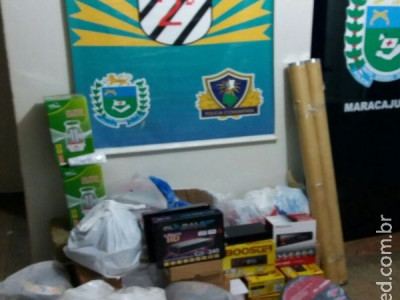 Maracaju: Polícia Militar apreende mercadorias oriundas do descaminho