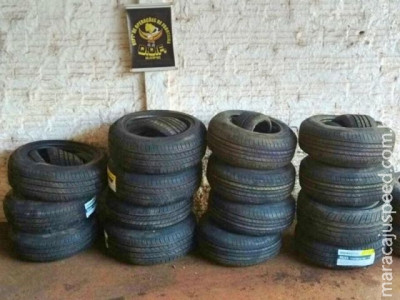 DOF captura foragido e apreende R$ 17 mil em pneus