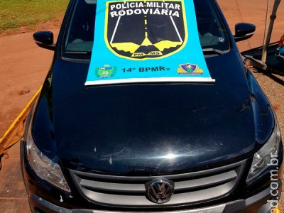 PRE BOP Vista Alegre apreende carro "dublê" na rodovia MS-164