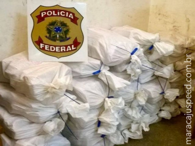 PF prende 550 quilos de maconha sob carga de soja