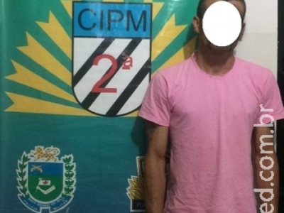 “Amnesia” é preso em Vista Alegre distrito de Maracaju, após irmão o denunciar à Polícia Militar