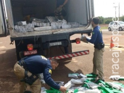 Morador de Iguatemi é preso levando 1 tonelada de maconha para MG