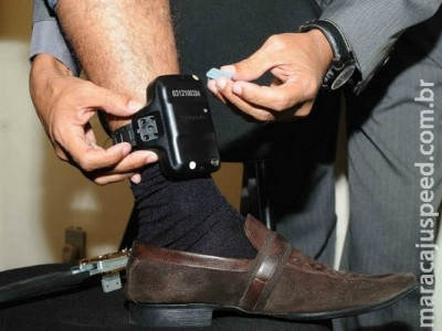 Em MS, 98 pessoas usam tornozeleira eletrônica