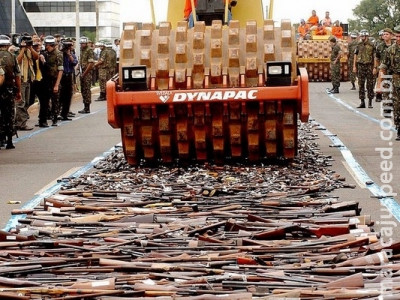 Justiça retirou 320 mil armas de circulação nos últimos 5 anos